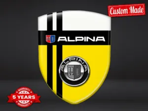 Alpina Striscioni Parabrezza Tuning Professionali Regolabili